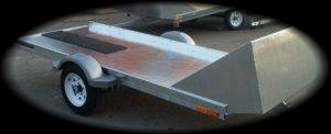 excalibur single snowmobile trailer