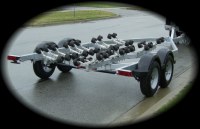 Excalibur Tandem axle Roller trailer - Boat trailer - Ontario Canada
