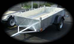 Excalibur Trailers - 4 X 8 Utility box trailer - galvanized or painted