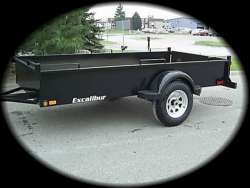 Excalibur 5 X 10 Utility box trailer - Painted or Galvanized