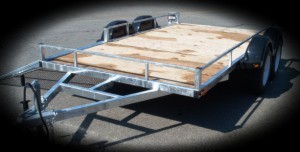 Double 2 place ATV tilt trailer - Excalibur Toronto GTA Ontario Canada