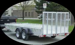 Tandem Landscape trailer -  Excalibur Trailers Ontario Canada