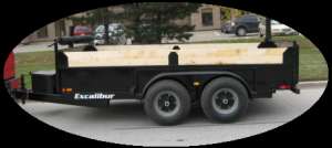 6 Ton dump trailer - Excalibur Trailers Ontario Canada