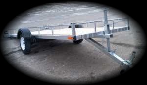 Double 2 place ATV tilt trailer - Excalibur Toronto GTA Ontario Canada
