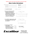 Excalibur Boat Trailer Worksheet