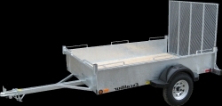 Excalibur Trailers, Ontario Canada - Utility Box Trailer with ramp