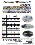 Excalibur PWC Trailer Information