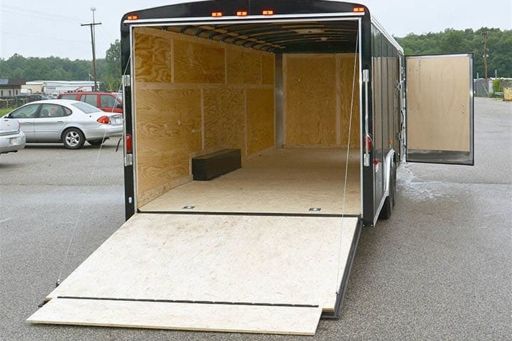 Excalibur Enclosed Car Hauler - Inside